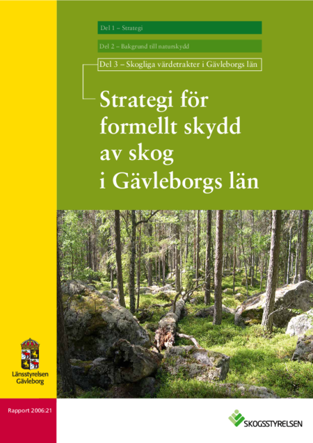 Strategi F R Formellt Skydd Av Skog I G Vleborgs L N Del Skogliga