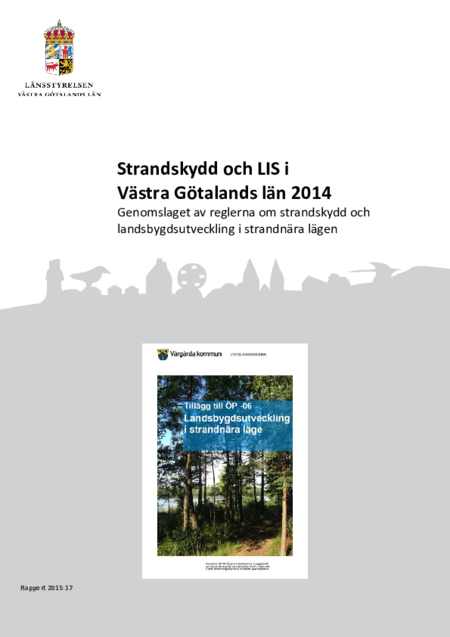 Strandskydd och LIS i Västra Götalands län 2014 - Genomslaget av ...