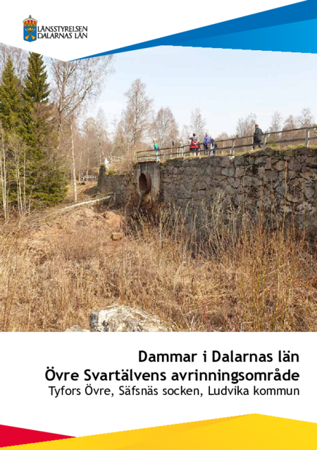 Dammar i Dalarnas län – Övre Svartälvens avrinningsområde – Tyfors Övre ...