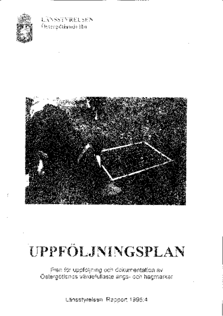 Uppföljningsplan Plan för uppföljning och dokumentation av ...